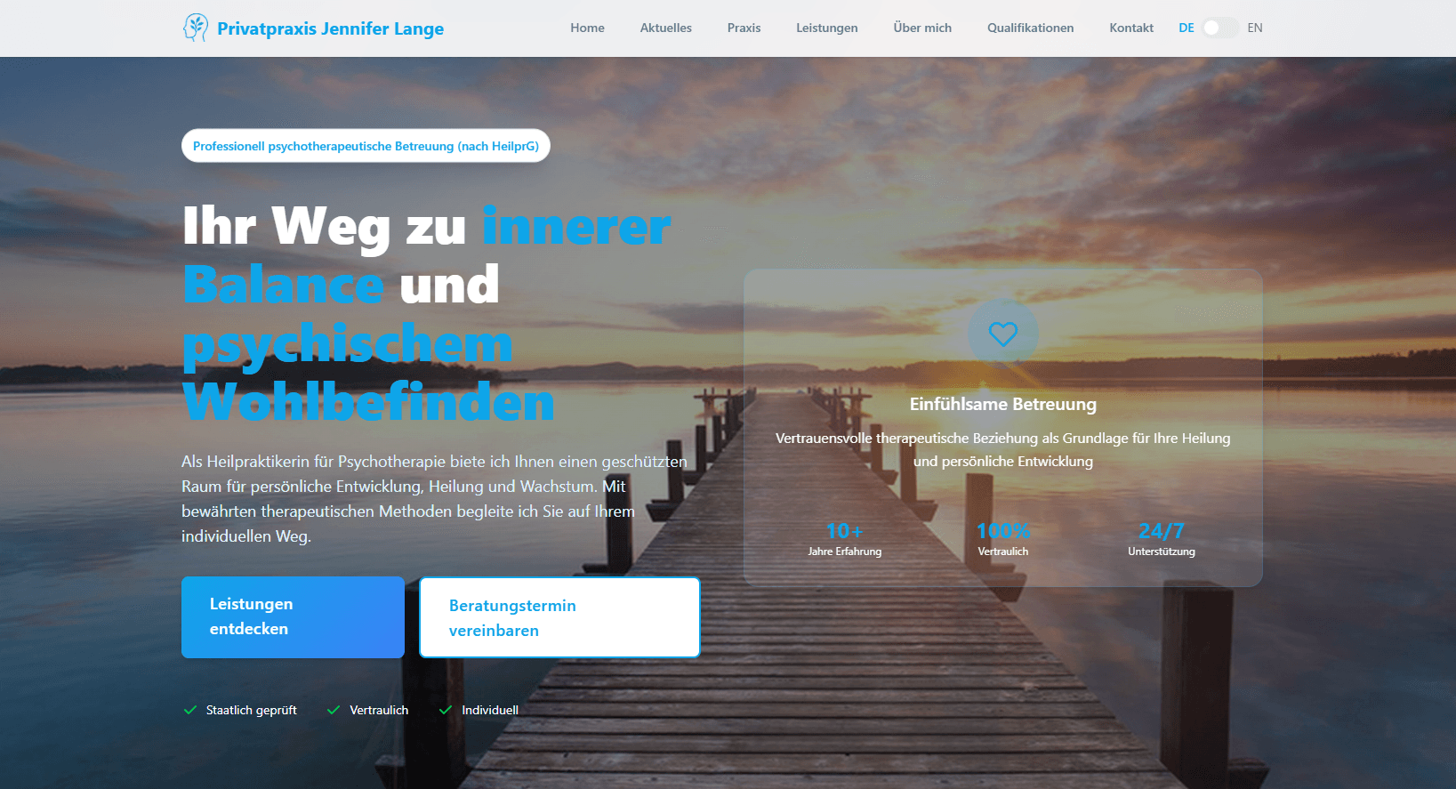 Psychotherapie Praxis Jennifer Lange
